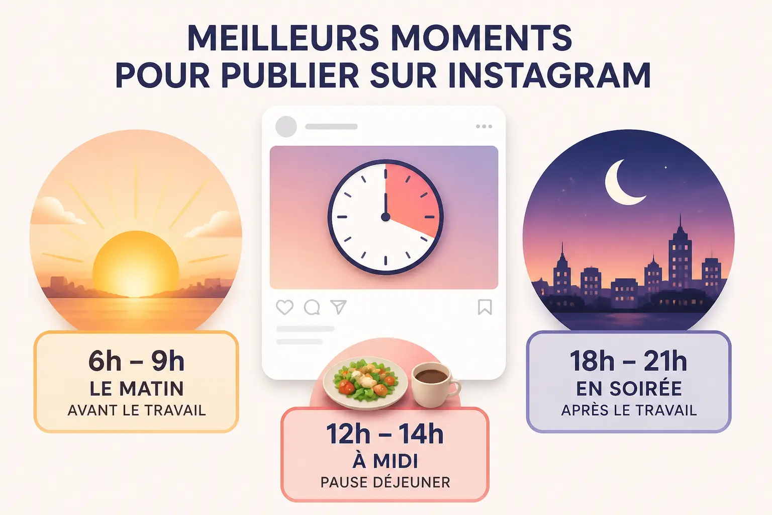 Meilleure heure pour poster sur Instagram : la réponse rapide