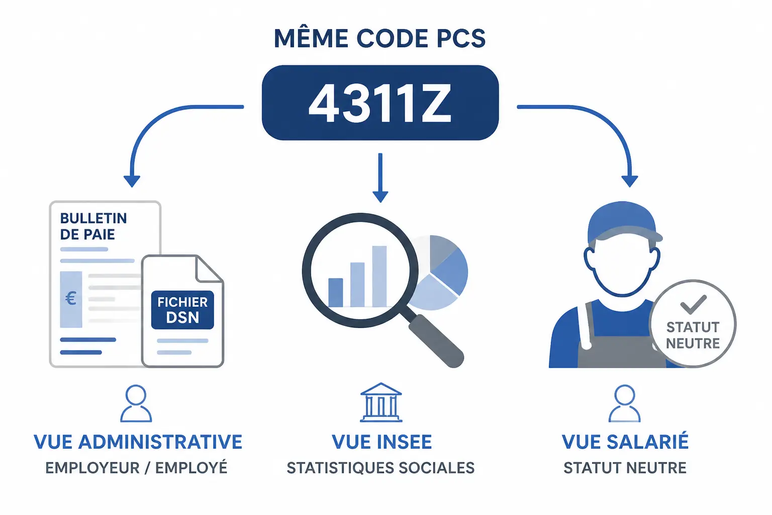 À quoi sert cette classification pour le salarié, l’employeur et l’Insee ?