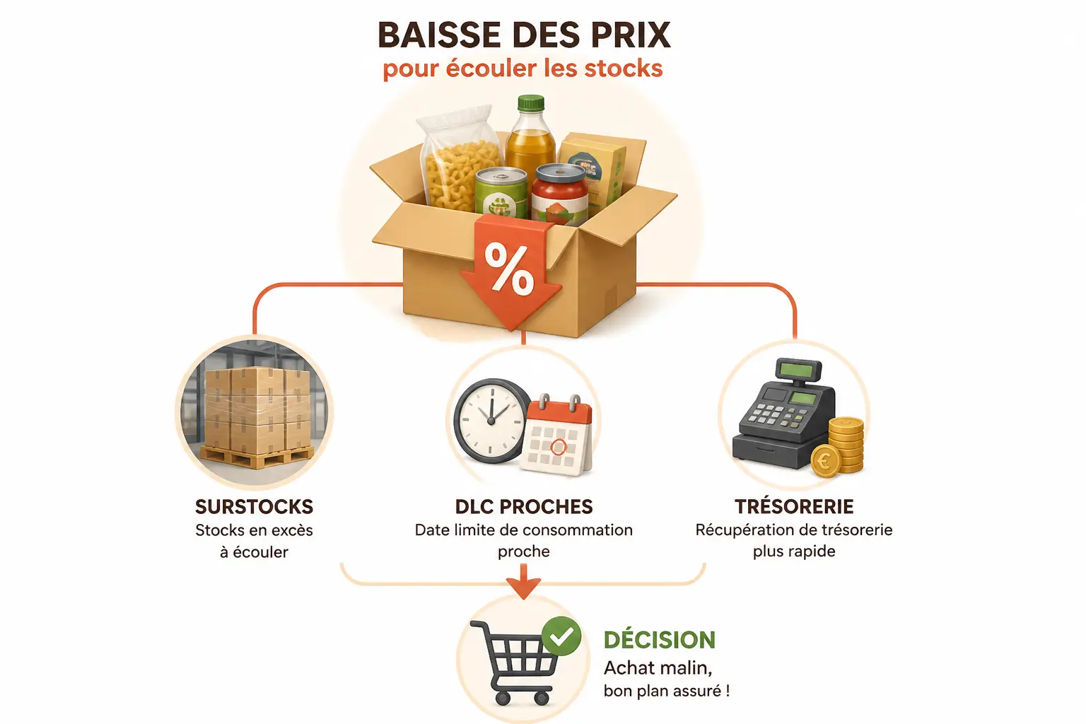 Pourquoi ces produits coûtent moins cher