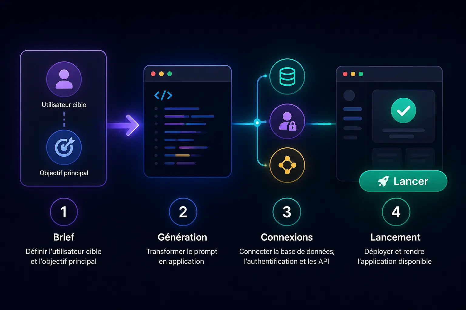 Du prompt à la mise en ligne : le workflow réel, étape par étape