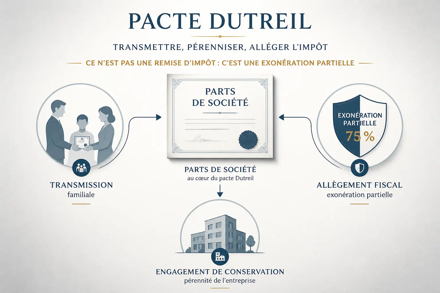 Article 787 B du CGI : ce que couvre vraiment le pacte Dutreil