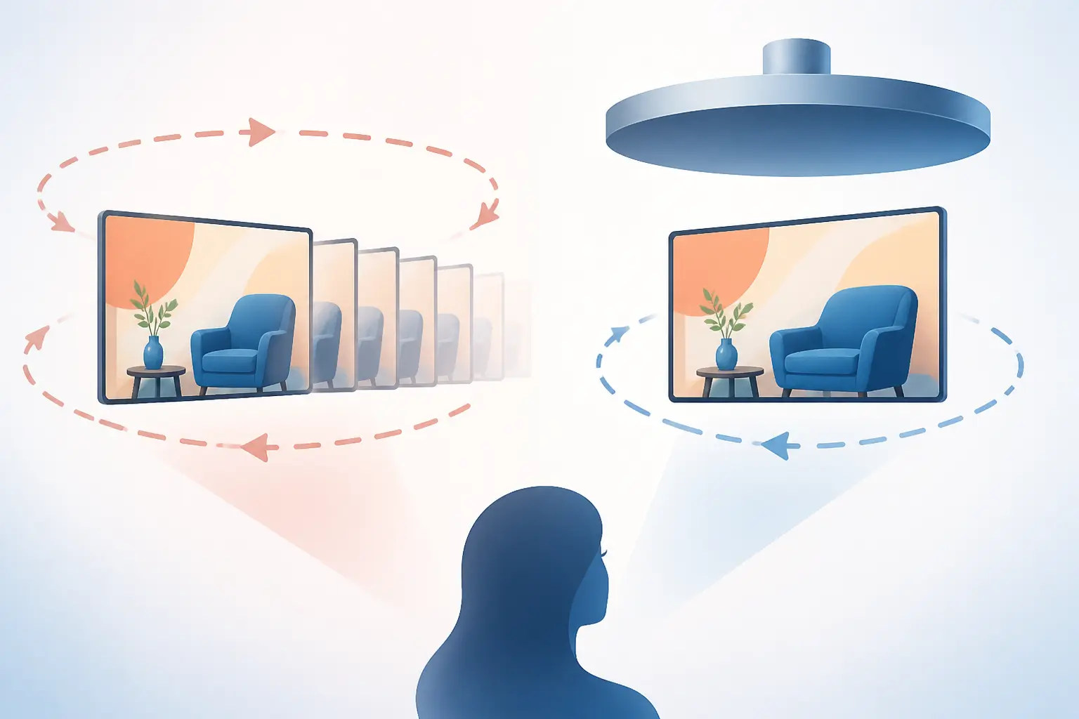 Illustration capping def : une bannière publicitaire limitée par un cap, avec moins d’expositions répétées.