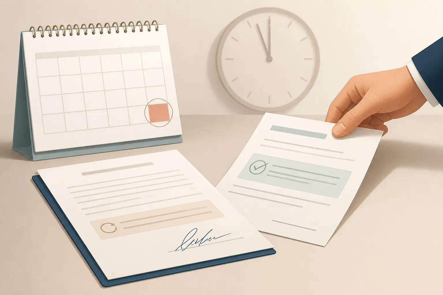 Les conditions à respecter avant la date de fin