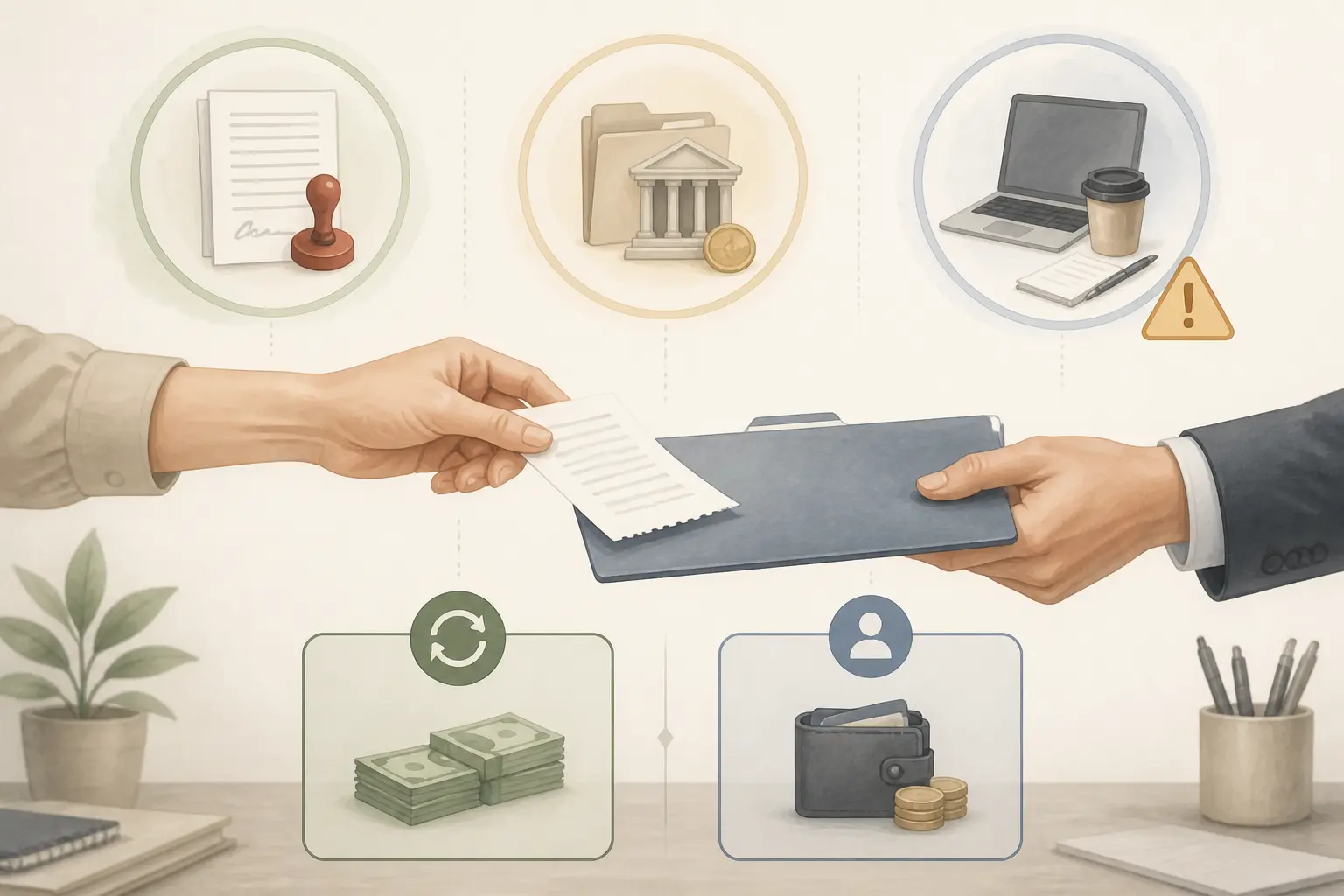 Quelles dépenses peuvent passer en avance pour le compte du client ?