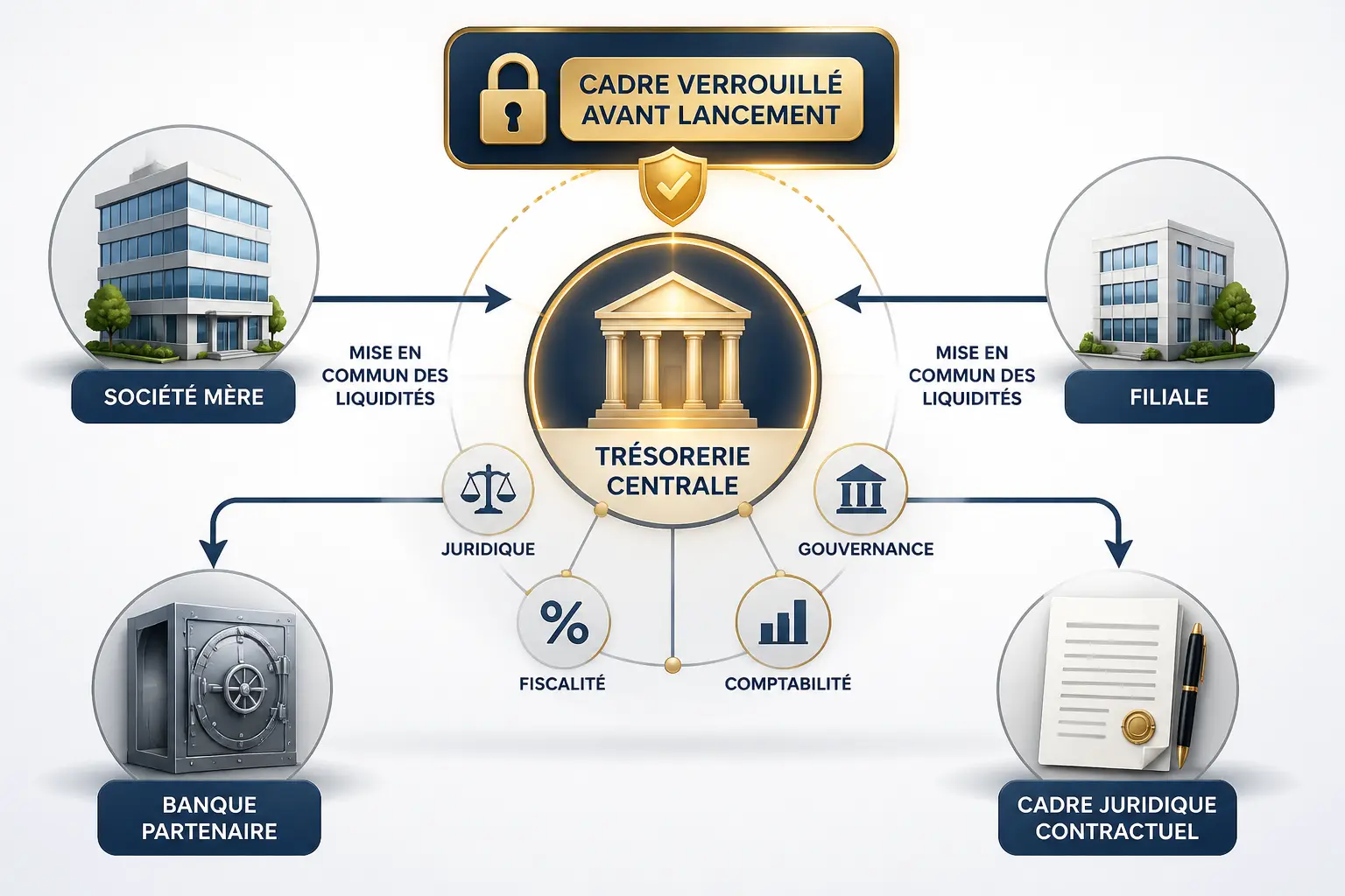 Les conditions à verrouiller avant de lancer le dispositif