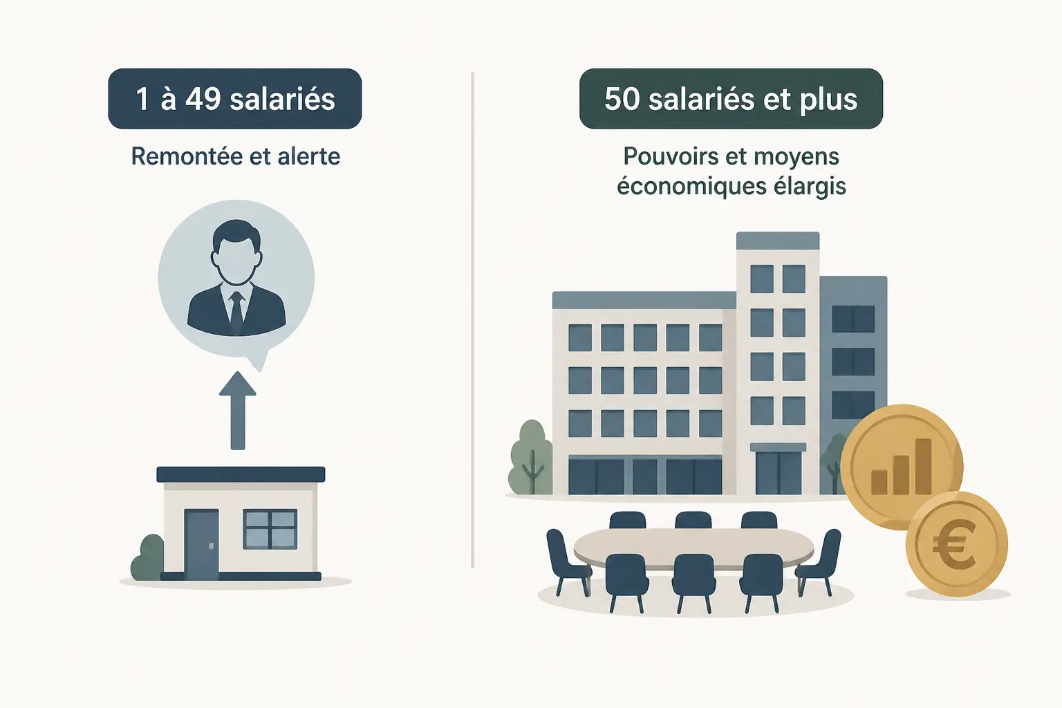 Les missions du CSE selon la taille de l’entreprise